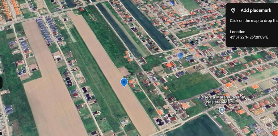 Teren Construcții intravilan de 920 mp, în Cristian
