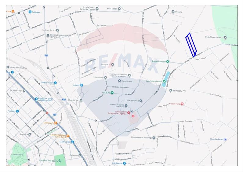 Teren Construcții intravilan de 15349 mp, în Dealuri Oradea