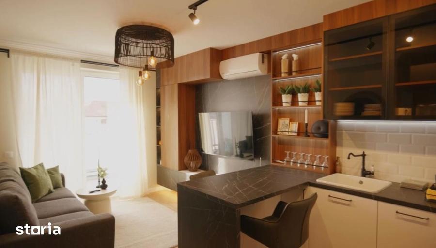 Apartament cu 2 camere, mobilat în Săsar