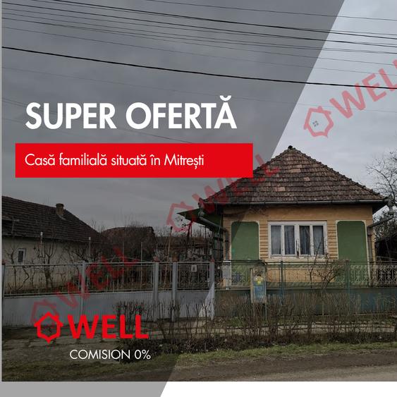 Casă individuală cu 3 camere cu Teren 2218 Mp în Mitrești