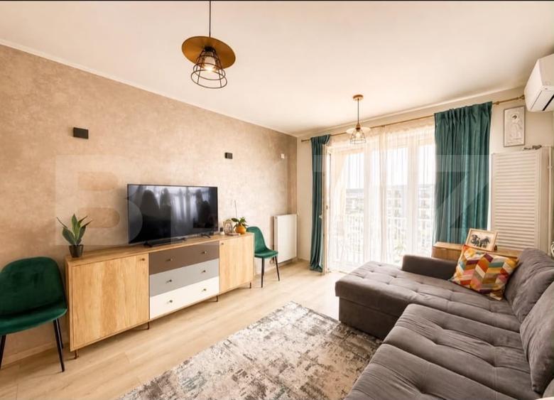 Apartament cu 3 camere decomandat, mobilat în Tractorul