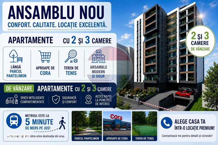 Apartament cu 3 camere în Industriilor