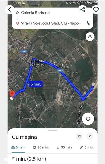 Teren de 5682 mp, în Borhanci