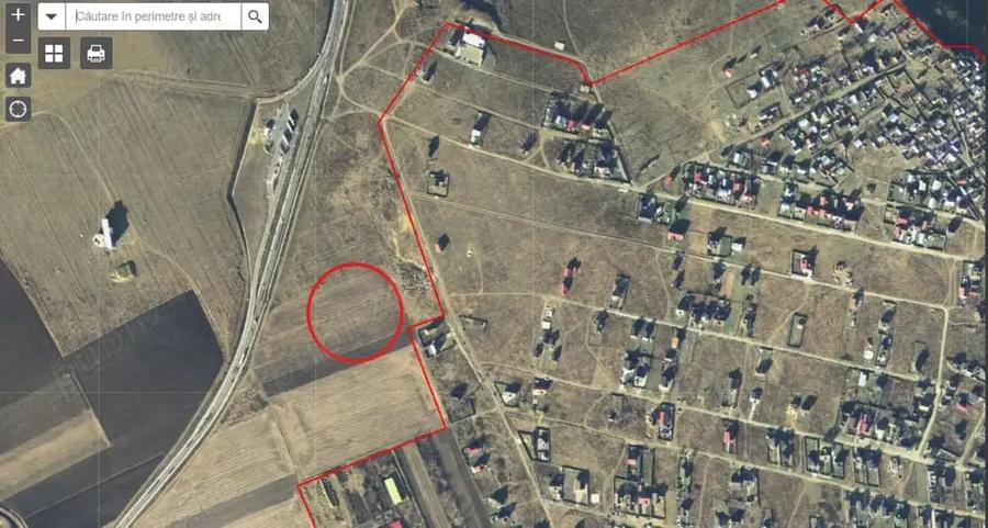 Teren de 5331 mp, în Sfântu Ilie