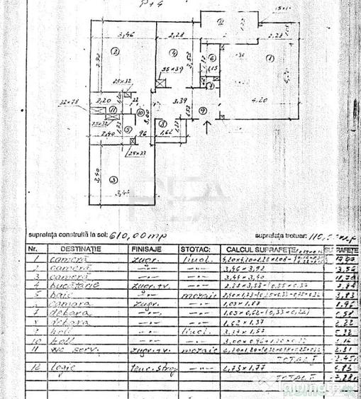 Apartament cu 3 camere decomandat în Uverturii
