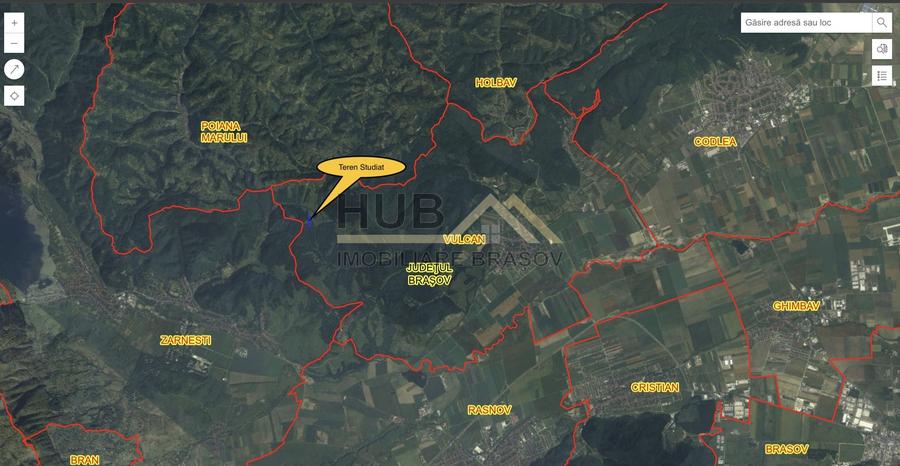 Teren Construcții extravilan de 5800 mp, în Vulcan