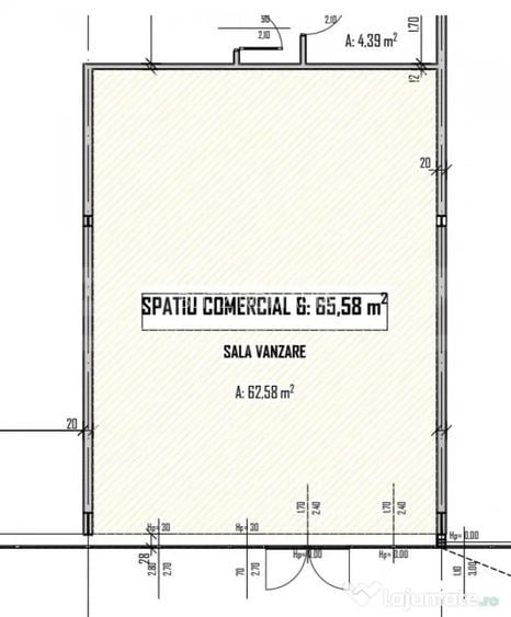 Spa?iu comercial, 65 mp, zona Artema Shopping City - Cluj-Napoca (Cluj)