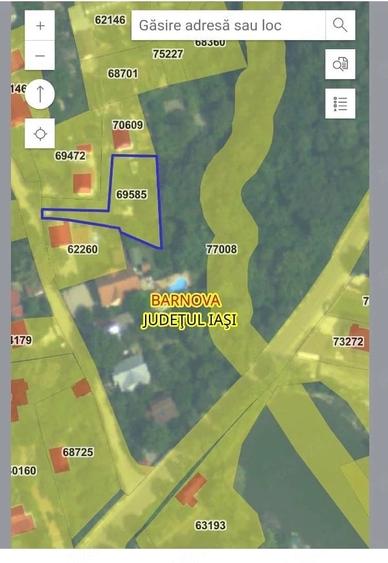 Teren de 632 mp, în Bârnova
