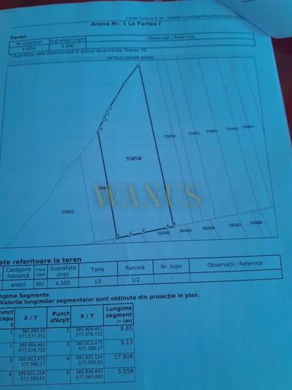 Teren agricol extravilan de 4500 mp, în Ciurila