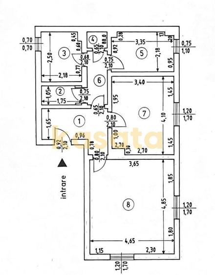 DE INCHIRIAT | APARTAMENT 2 CAMERE | FLOREASCA | DECOMANDAT | CENTRALA - 15
