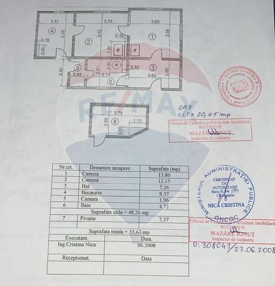 Apartament cu 2 camere nedecomandat, mobilat în Turda