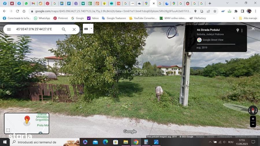 Proprietar Teren intravilan DE VANZARE (negociabil) sat Bobolia -PH