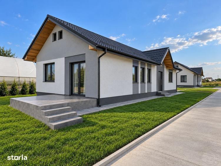 Casă cu 2 camere cu Teren 400 Mp în Clinceni