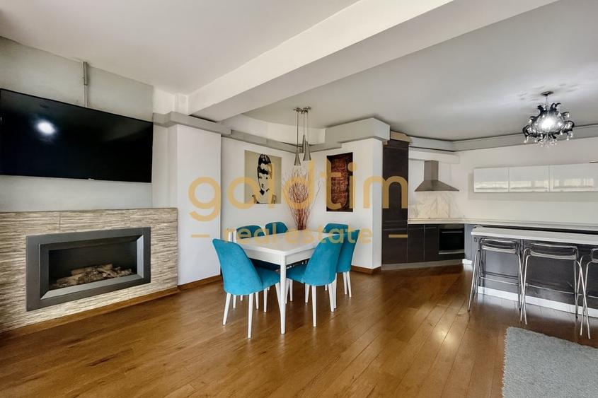 Apartament cu 3 camere semidecomandat, mobilat în Pipera