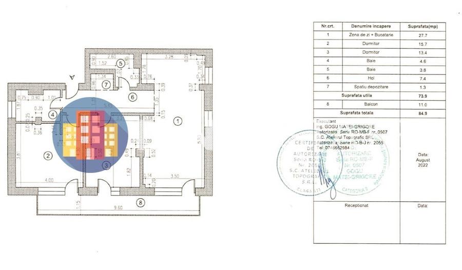 Apartament cu 3 camere decomandat în Mihai Bravu