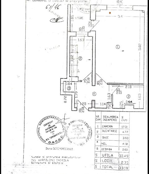 Garsoniera de vanzare - metrou Dristor 33 mp - 1
