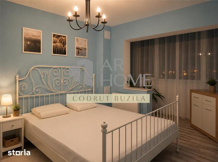 Apartament cu 4 camere decomandat, mobilat în Cantacuzino