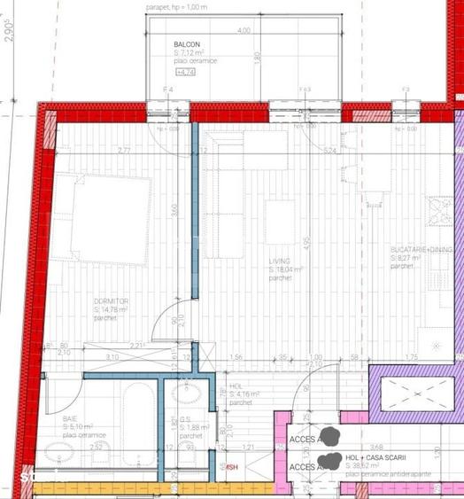 Apartament 2 camere, finisat, 52mp, bloc premium, Dambu Rotund