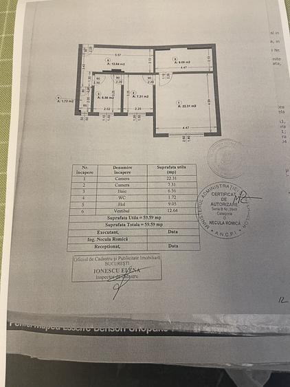 Apartament cu 2 camere decomandat, mobilat în Capitale