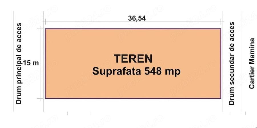 Teren de 548 mp, în Berceni