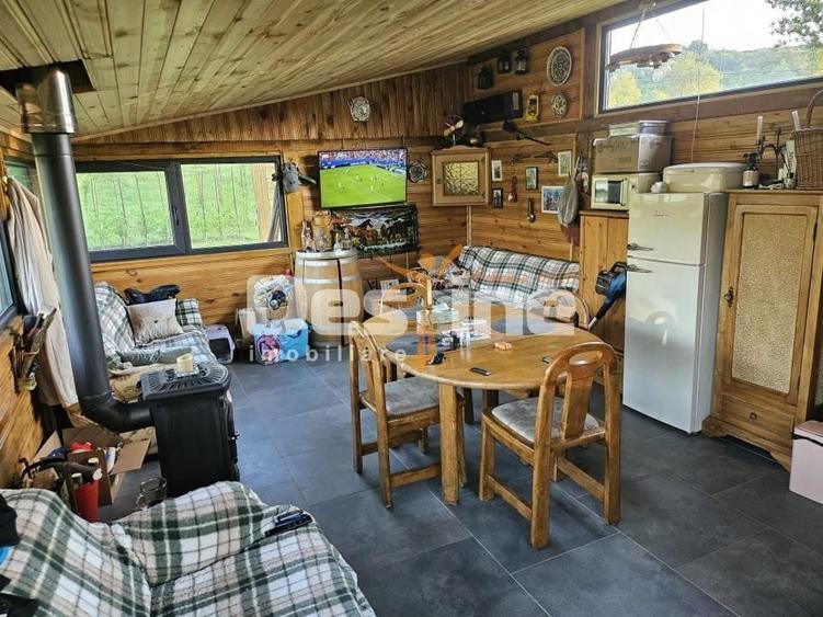 Casă individuală cu 2 camere cu Teren 1500 Mp în Trestioara