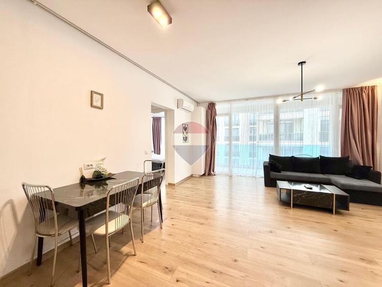 Apartament cu 2 camere semidecomandat, mobilat în Floreasca