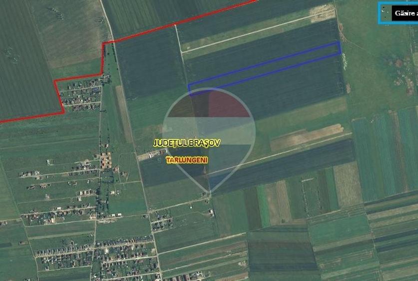 Teren agricol intravilan de 52410 mp, în Tărlungeni