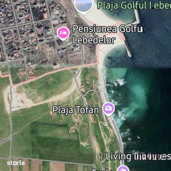 Teren de 3200 mp, în Sud