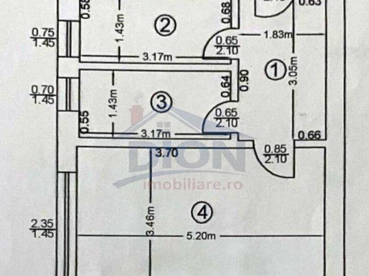Garsonieră decomandată în Drumul Taberei