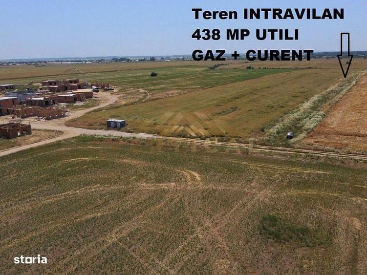 Teren INTRAVILAN cu gaz si curent - comuna Berceni - 2