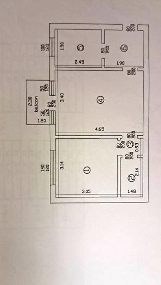Apartament cu 2 camere semidecomandat în Mircea cel Bătrân