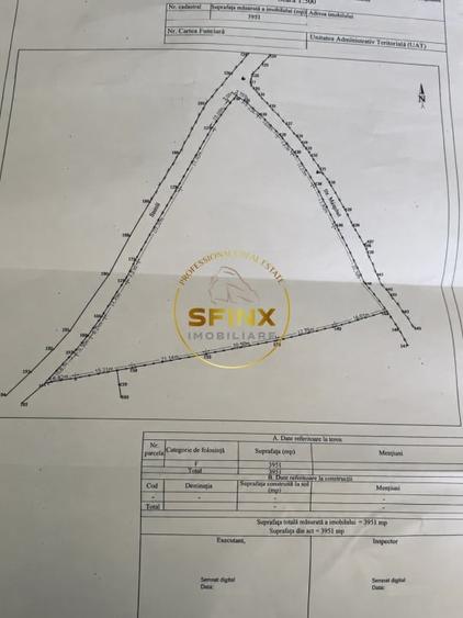 Teren Construcții intravilan de 3951 mp, în Bran