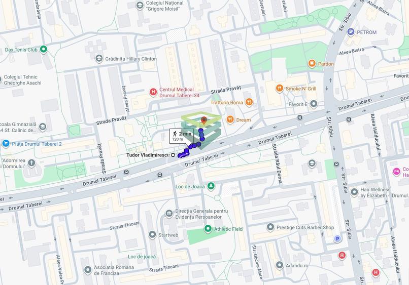 Apartament cu 2 camere decomandat, mobilat în Drumul Taberei