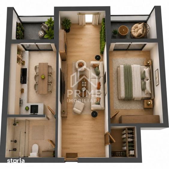 Apartament cu 2 camere decomandat în Cetate — fotografia 1