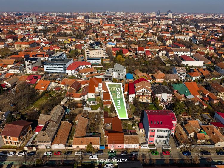 Teren Construcții intravilan de 502 mp, în Elisabetin
