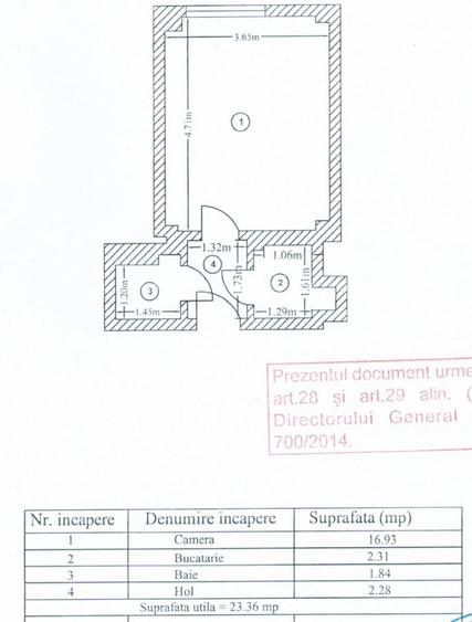 Garsonieră decomandată în Universitate