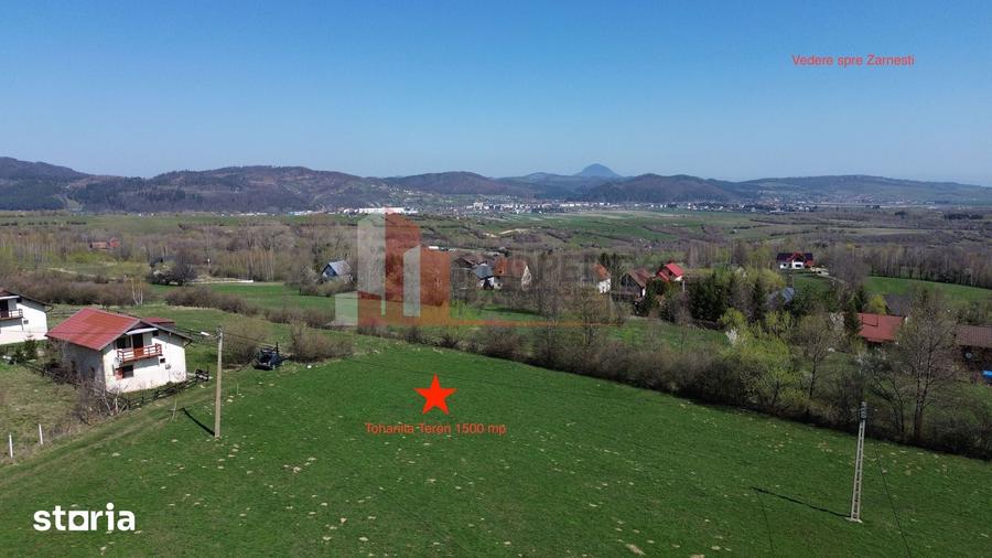 Teren de 1500 mp, în Bran
