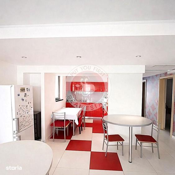 Apartament cu 3 camere semidecomandat, mobilat în Obor
