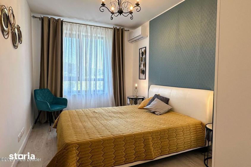 Apartament cu 2 camere, mobilat în Băneasa