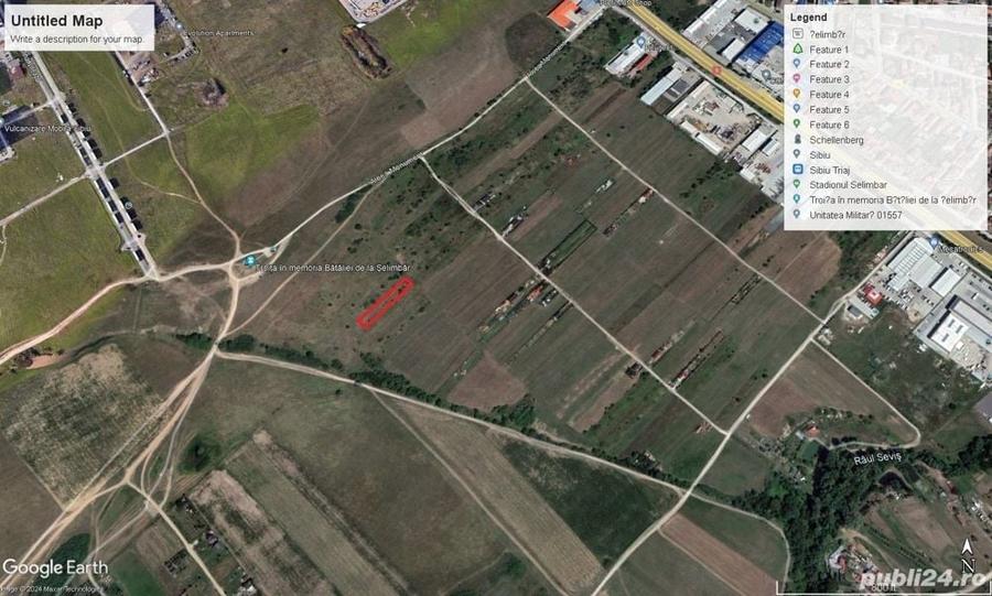 Vand teren 1000 mp. in Selimbar , zona Troita ! - 5