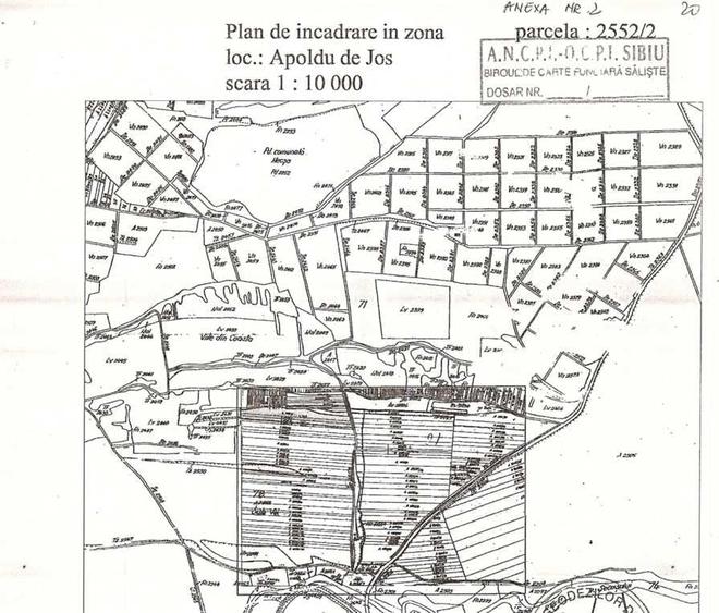 Teren de 26258 mp, în Apoldu de Jos