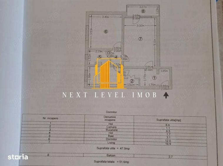 Apartament cu 2 camere în Trivale
