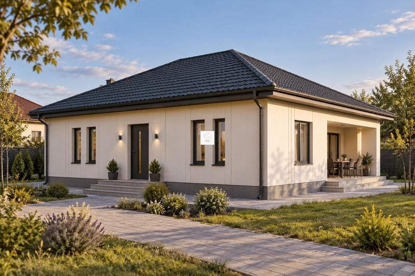 Casă individuală cu 4 camere cu Canalizare în Dârza