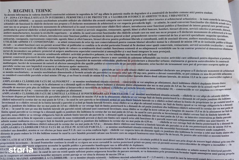 Teren de 880 mp, în Ultracentral
