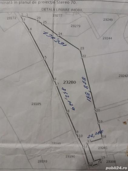 Teren de 16400 mp, în Gâlmeia