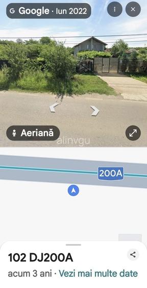 Afumati - Petrechioaia -Teren 1250 mp intravilan langa Bucuresti, drum principal