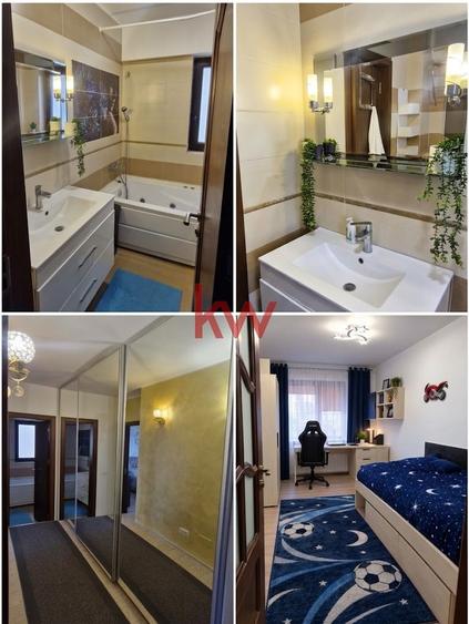 Apartament cu 3 camere semidecomandat, mobilat în Valea Lupului