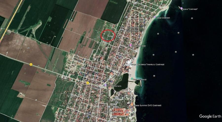 Vanzari terenuri in Costinesti zona gara - 1