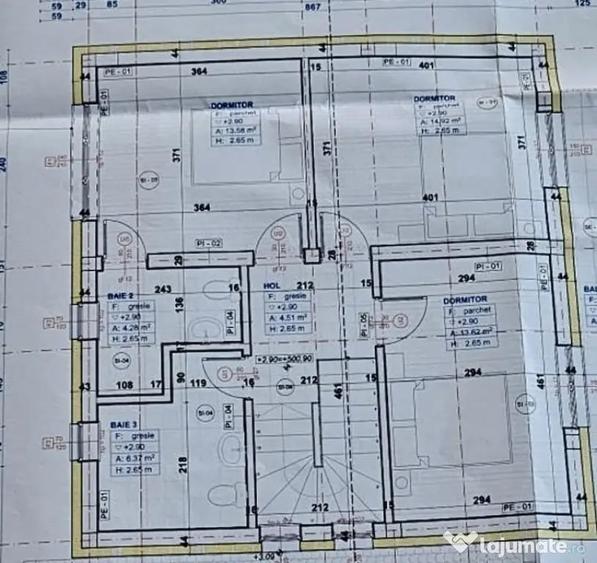 Casă cu 4 camere cu Teren 500 Mp în Chinteni