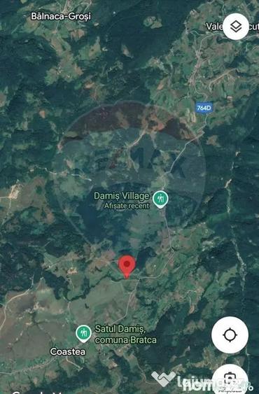 Teren de 3082 mp, în Damiș